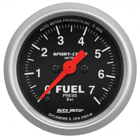AutoMeter 2-1/16in. Fuel Pressure Gauge, 0-7 Bar, Sport-Comp