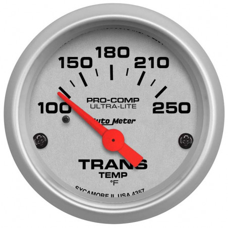 AutoMeter 2-1/16in. Transmission Temperature Gauge, 100-250F, Ultra-Lite