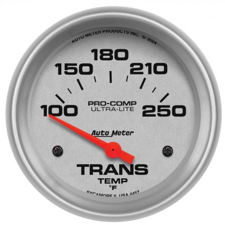 AutoMeter 2-5/8in. Transmission Temperature Gauge, 100-250F, Ultra-Lite