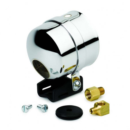 AutoMeter 2-5/8in. Pedestal W/ Chrome Cup, For Liquid Filled Mech. Gauge