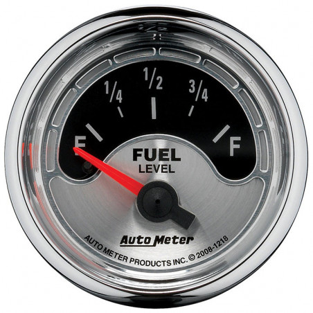 AutoMeter 2-1/16in. Fuel Level Gauge, 16-158 Ohm, American Muscle