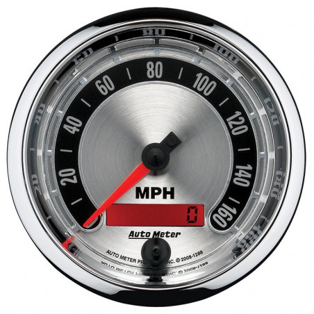 AutoMeter 3-3/8in. Speedometer, 0-160 MPH, American Muscle