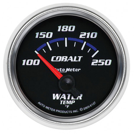 AutoMeter 2-1/16in. Water Temperature Gauge, 100-250F, Cobalt