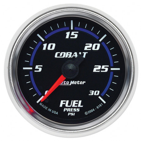 AutoMeter 2-1/16in. Fuel Pressure Gauge, 0-30 PSI, Cobalt