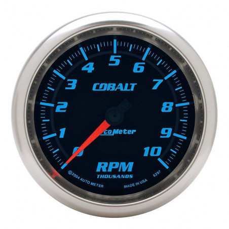 AutoMeter 3-3/8in. In-Dash Tachometer, 0-10,000 RPM, Cobalt