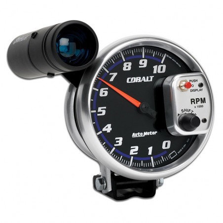 AutoMeter 5in. Pedestal Tachometer, 0-10,000 RPM, Cobalt