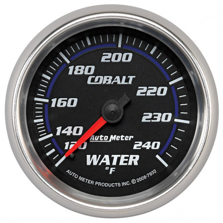 AutoMeter 2-5/8in. Water Temperature Gauge, 120-240F, Cobalt
