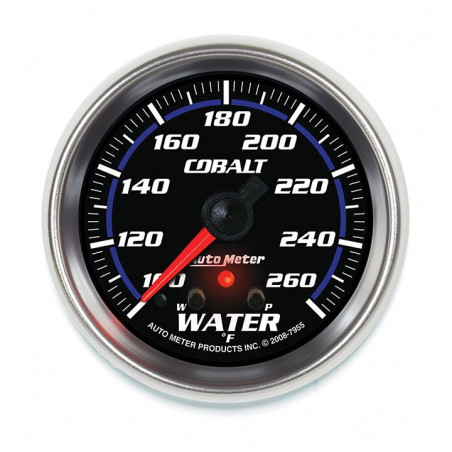 AutoMeter 2-5/8in. Water Temperature Gauge, 100-260F, Cobalt