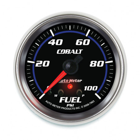 AutoMeter 2-5/8in. Fuel Pressure Gauge, 0-100 PSI, Cobalt