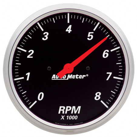 AutoMeter 5in. In-Dash Tachometer, 0-8,000 RPM, Designer Black