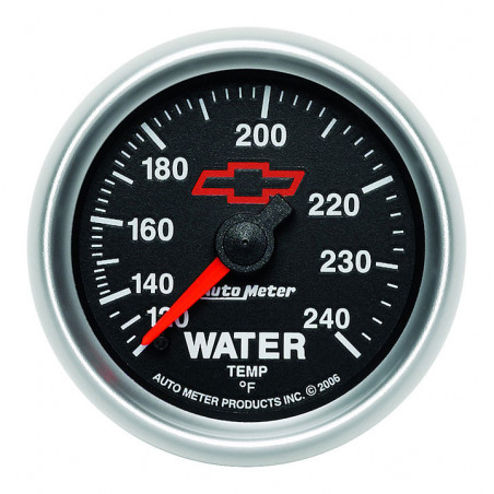 AutoMeter 2-1/16in. Water Temperature Gauge, 120-240F, GM Black