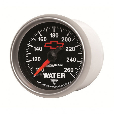 AutoMeter 2-1/16in. Water Temperature Gauge, 100-260F, GM Black