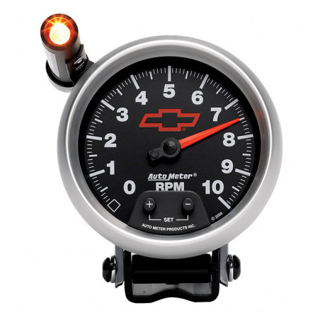 AutoMeter 3-3/4in. Pedestal Tachometer, 0-10,000 RPM, GM Black