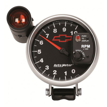 AutoMeter 5in. Pedestal Tachometer, 0-10,000 RPM, GM Black