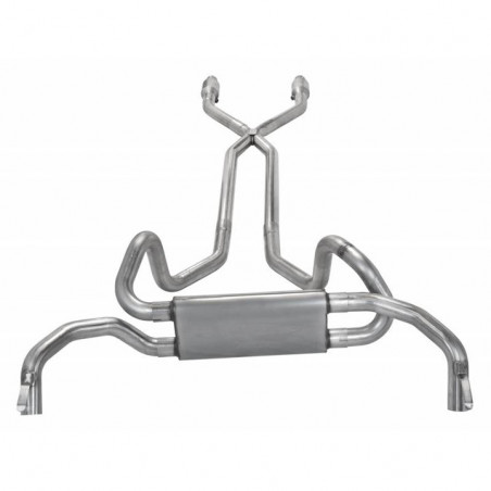 Pypes EPA Compliant Crossflow Exhaust System, 2.5 Inch, X-Pipe