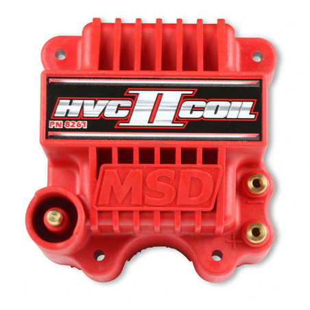 MSD HVC-2 Ignition Coil for 7 Series or 8 Series Ignition Control, Red