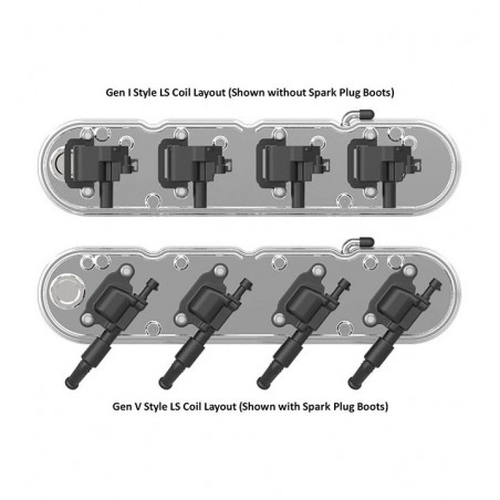 Holley Finned LS Valve Covers, Polished