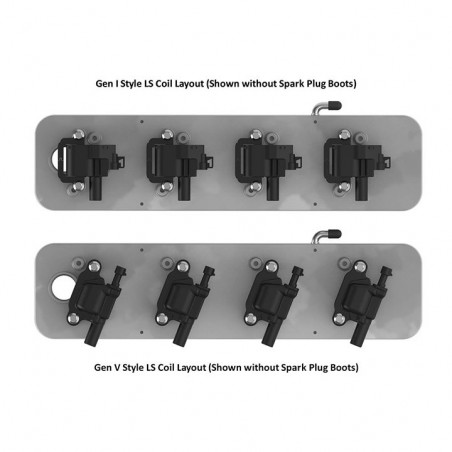 Holley Style LS Valve Covers, Natural