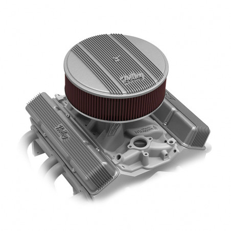 Holley Vintage Series 14 Inch Air Cleaner, Natural, 4in Paper Element