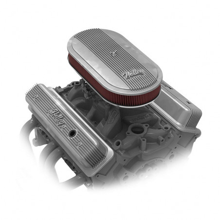 Holley Vintage Series Oval Air Cleaner, Natural, 4in Premium Element