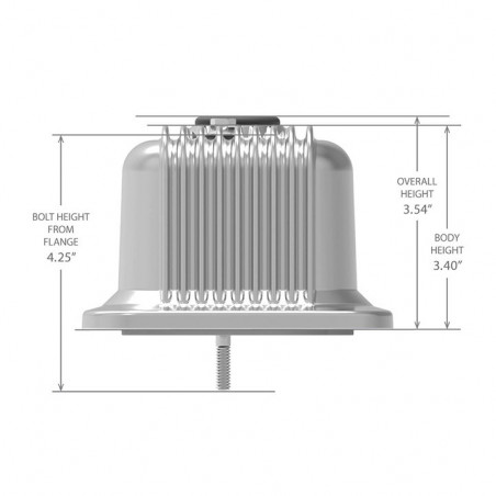 Holley Vintage Series Valve Covers, Polished, Center Bolt SBC