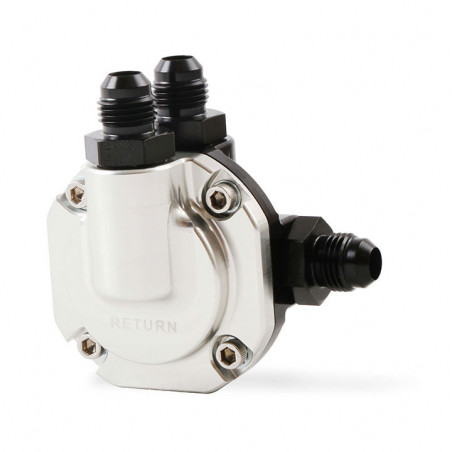 Holley Billet EFI Return Style Fuel Pressure Regulator, Black/Clearcoat