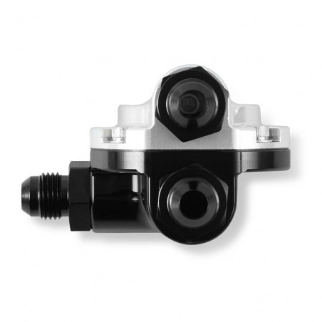 Holley Billet EFI Return Style Fuel Pressure Regulator, Black/Clearcoat