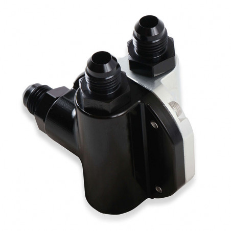 Holley Billet EFI Return Style Fuel Pressure Regulator, Black/Clearcoat