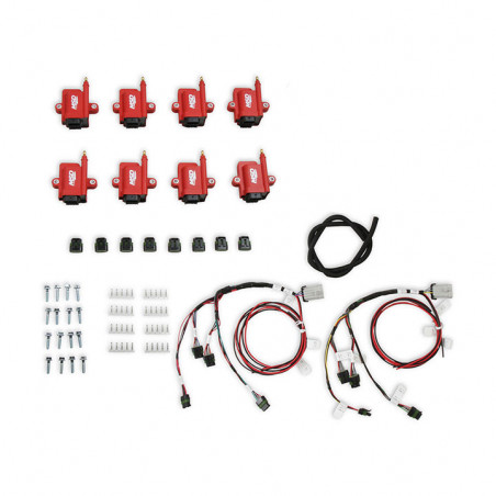 MSD Smart Coil Big Wire Kit, Red