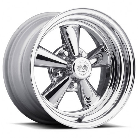 US Wheel Series 462 15x14 Chrome Super Spoke, 5x4.5/4.75/5 Bolt Pattern, 4.5 BS, -76 Offset