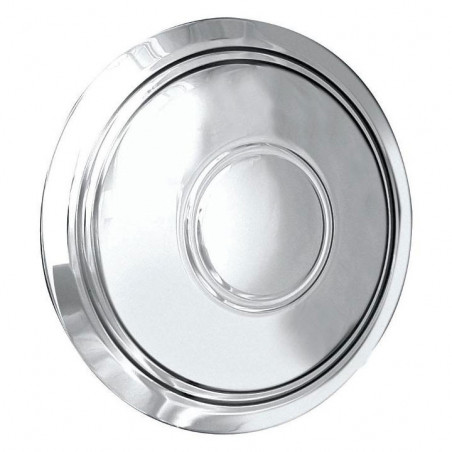 US Wheel Police Style Center Cap, Stainless