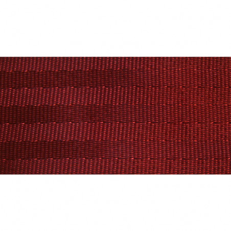 OE Style Front Retractable Lap Seat Belt Full Set, 3 Panel Webbing, Red Wine