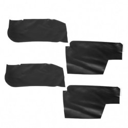 Rear Arm Rest Piston Covers, Black