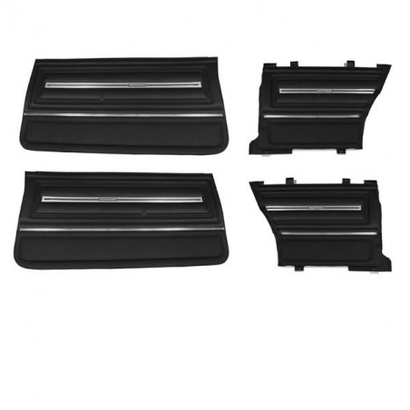 Coupe Door Panel Kit Black