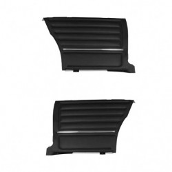 Coupe Rear Door Panels, Pre-Assembled, Black