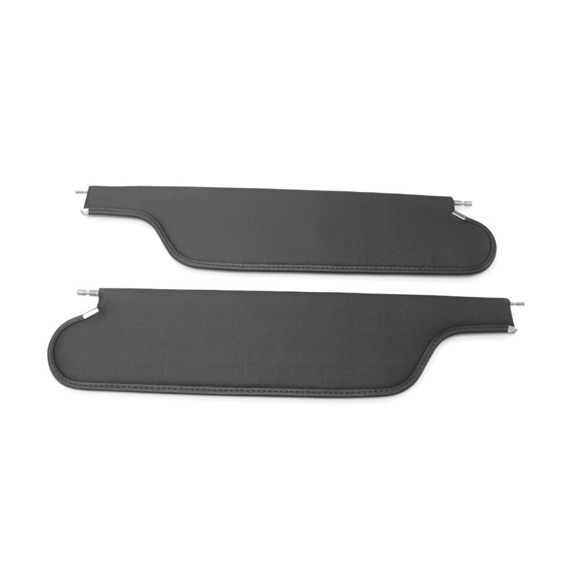 1966-1967 GM Coupe Sun Visors, Black Surrey Grain