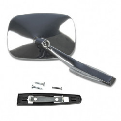 Rectangular Side View Mirror, Right Hand