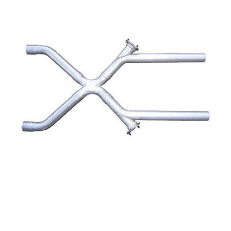 Pypes X-Change Crossover, 3 Inch Polished Stainless
