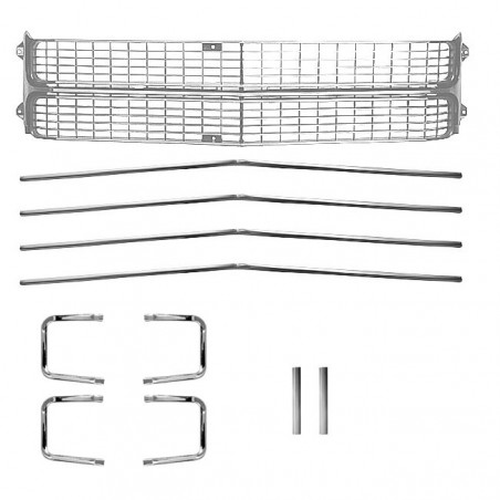 Grille Kit Silver