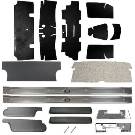 Convertible Super Interior Kit For Bench Seats, Black