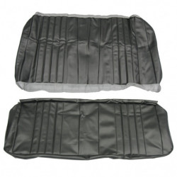 Convertible Rear Seat Covers, Black