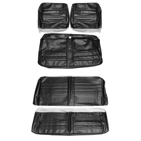 Convertible Bench Seat Cover Kit, Black