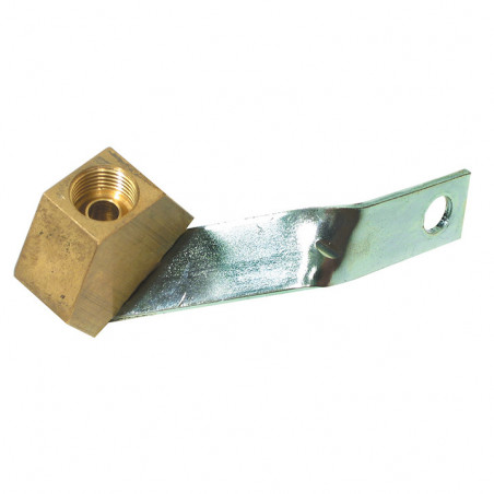 Dual Feed Holley Carb Brass Y Block With Bracket