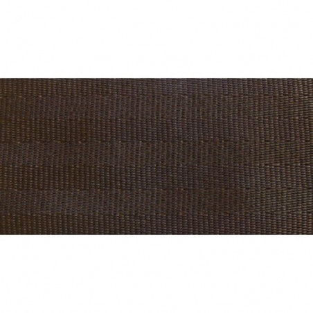 Chrome Lift Latch Lap Seat Belt All Dark Brown