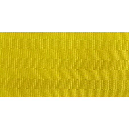 Chrome Lift Latch Lap Seat Belt All Yellow