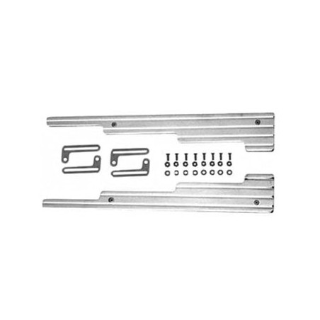 Chevy Small Block Polished Billet Aluminum Spark Plug Wire Looms Ball Milled