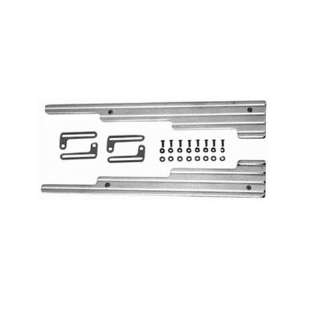 Chevy Small Block Chrome Billet Aluminum Spark Plug Wire Looms Ball Milled