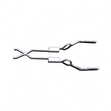 Pypes Exhaust System 3 Inch X-Pipe w/ Violator Mufflers - 409 Stainless