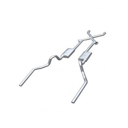 Pypes Exhaust System 3 Inch X-Change w/ Race Pro Mufflers - 304 Polished Stainle