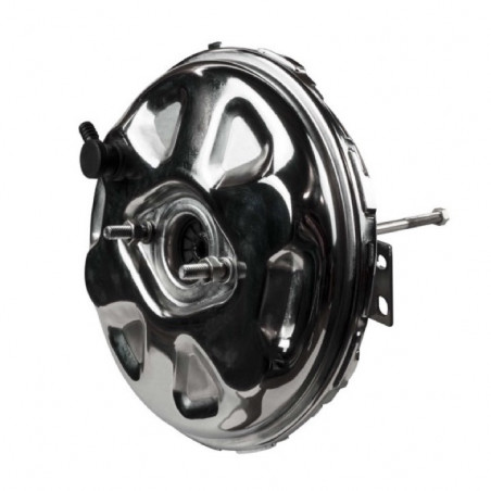 Chrome Booster, Disc Brake Master Combo, 11 Inch, Disc/Disc